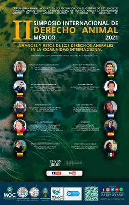 Proyecto Gran Simio participa en el Segundo Simposio Internacional de Derecho Animal -México 2021